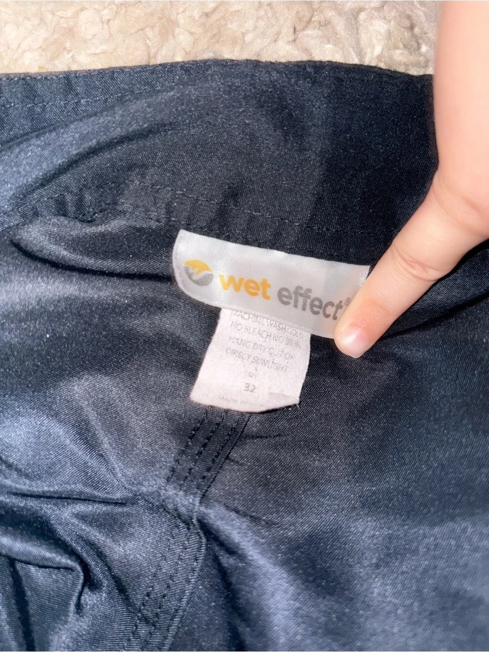 Wet effect classic navy